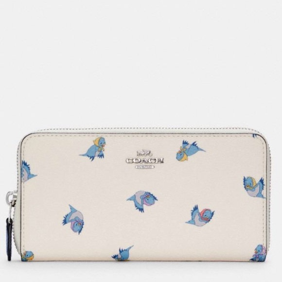 NWT Disney X Coach Accordion Wallet